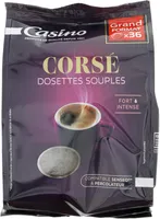 Café moulu pur Arabica corsé x36 dosettes