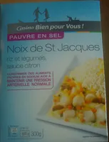 Noix de St Jacques, riz et légumes, sauce citron
