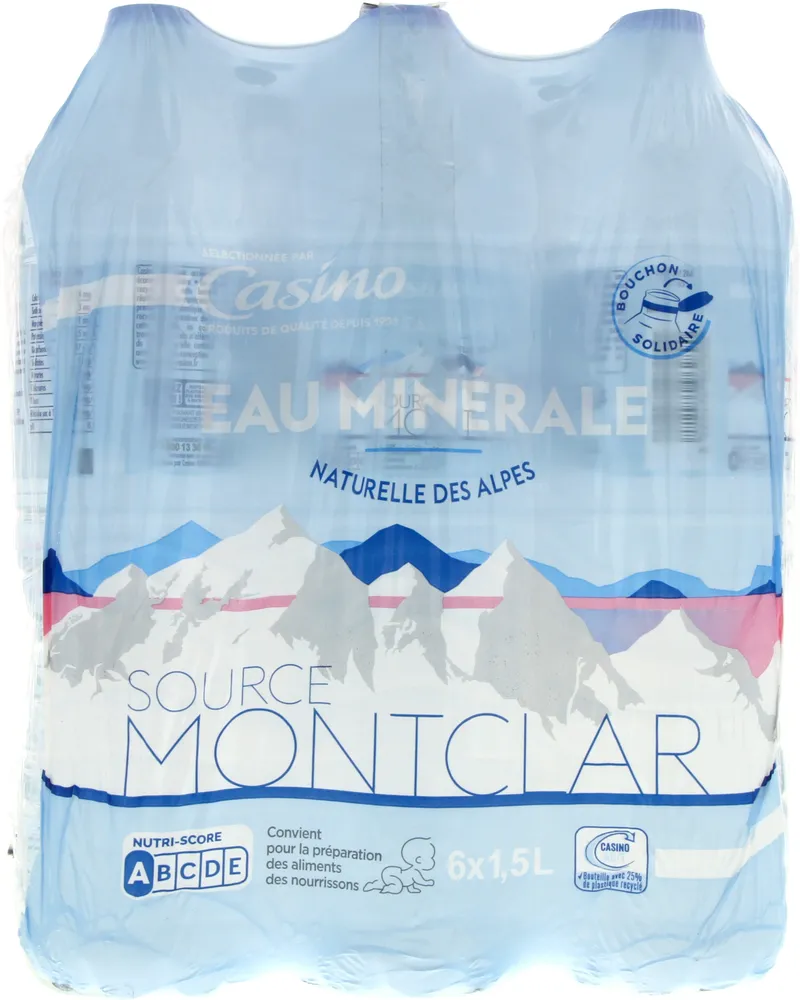 Eau minérale naturelle des Aes MONTCLAR