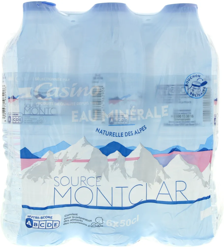 Eau minérale naturelle des Aes MONTCLAR