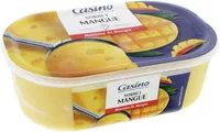 Sorbet mangue avec morceaux de mangue