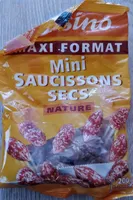 Mini saucissons secs nature Maxi format