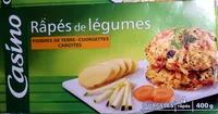 Râpés de légumes Pommes de terre - Courgettes - Carottes