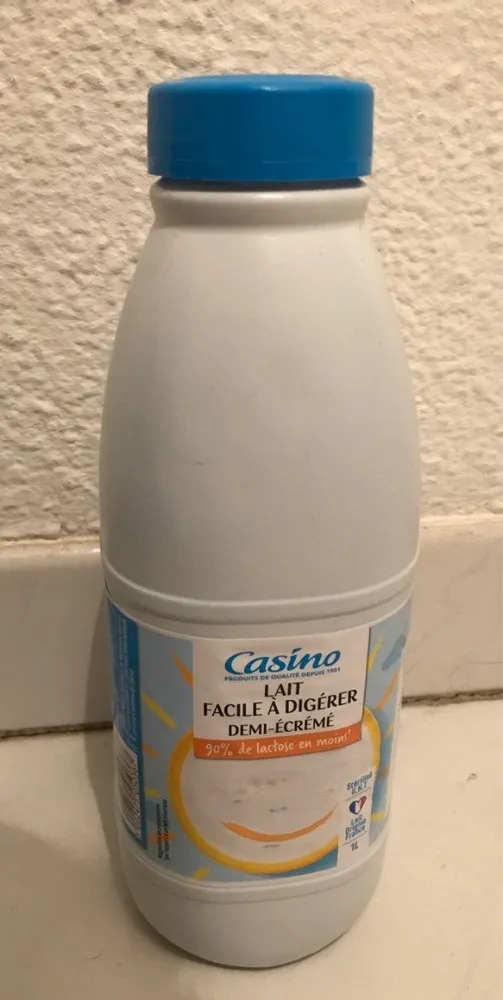 Lait Demi Écrémé  facile à digérer