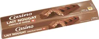 Barre chocolat au lait et nougat