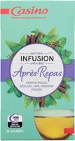 Infusion Après repas Préparation de plantes à infusion 25 sachets fraîcheur