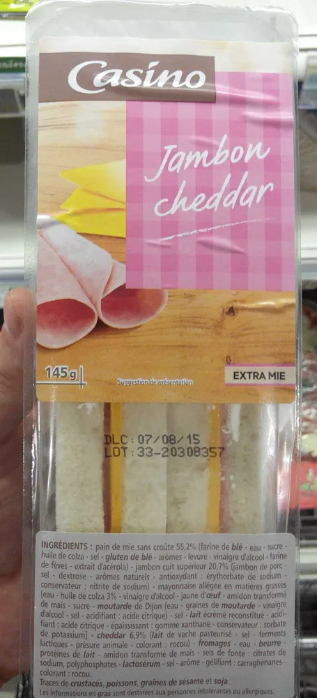 JAMBON CHEDDAR Extra mie
