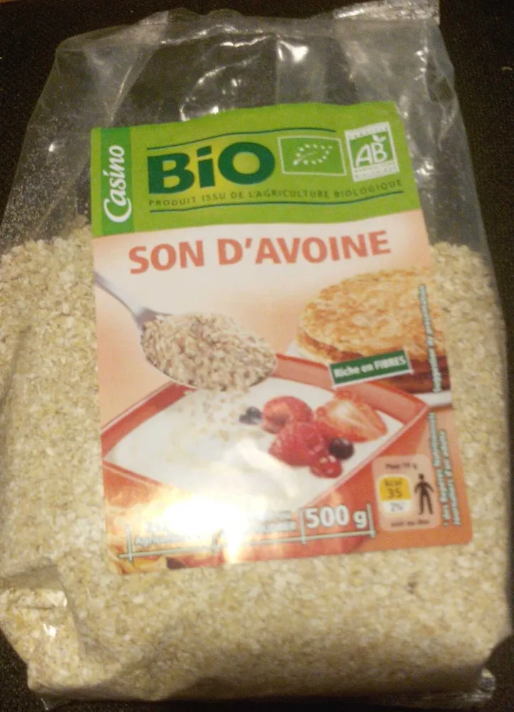 son d'avoine biologique