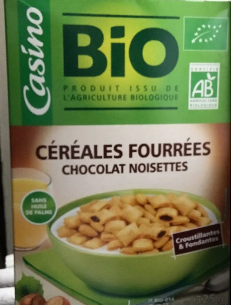 Céréales Fourrées chocolat noisette