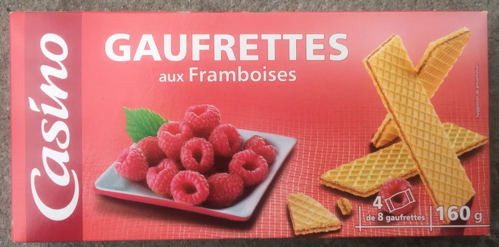Gaufrettes aux Framboises
