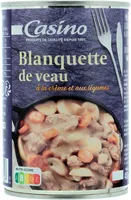 Blanquette de Veau à la crème fraiche et aux légumes