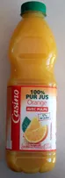 100% Pur Jus Orange avec pulpe