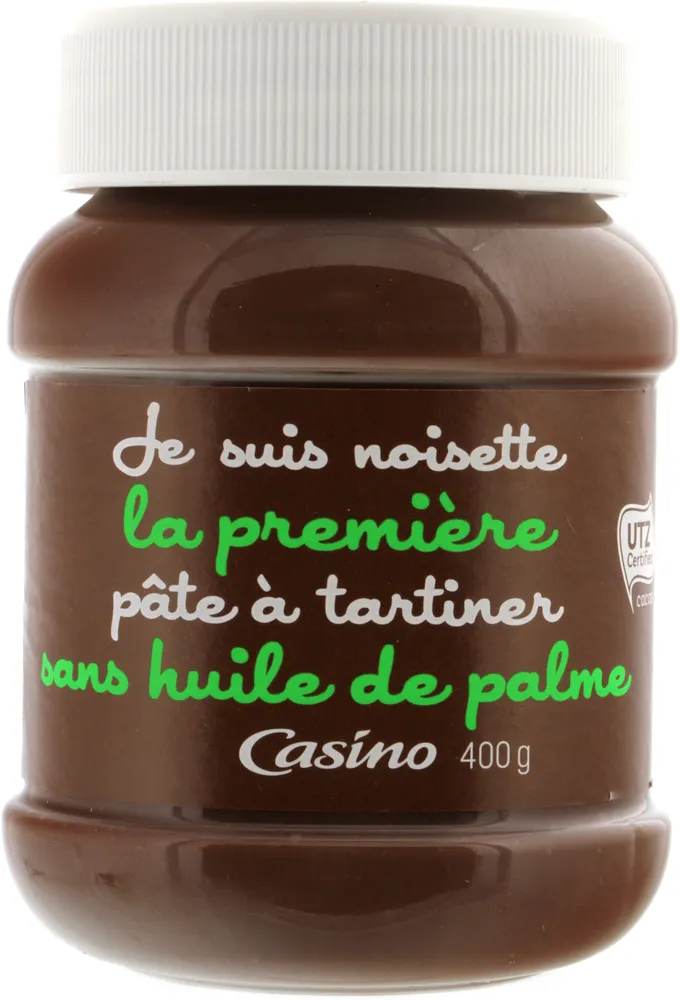 Je suis noisette la première pâte à tartiner sans huile de palme