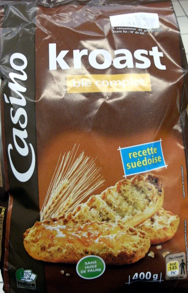 KROAST Blé Complet - recette suédoise