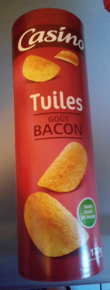 Tuiles goût bacon