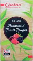 Thé noir saveur fruits rouges