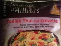 Poêlée thaï aux crevettes et aux légumes