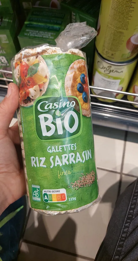 Galettes Riz Sarrasin