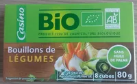 Bouillon cube de légumes BIO