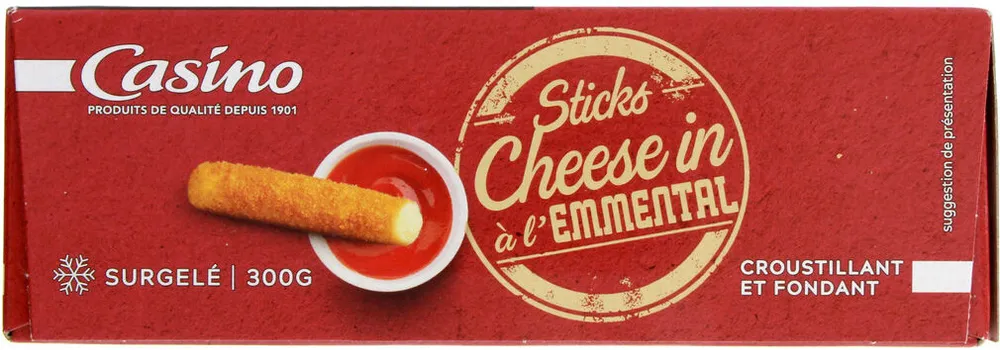 Sticks Cheese in Emmental