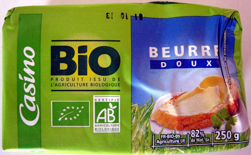 Beurre doux Bio
