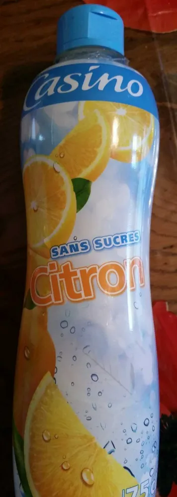Boisson concentrée saveur citron