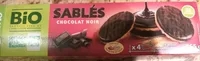 Sablés chocolat noir