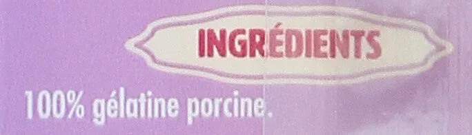 Gélatine alimentaire