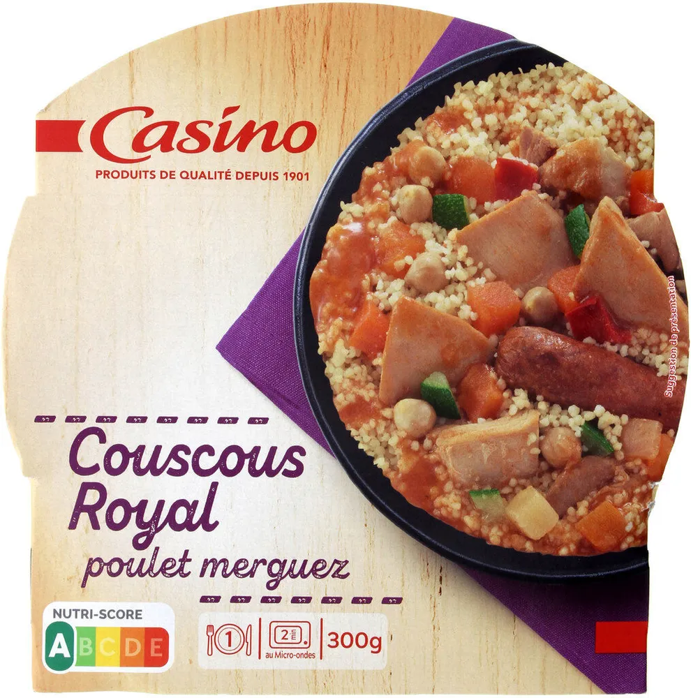 Couscous royal poulet merguez