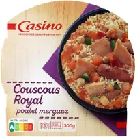 Couscous royal poulet merguez
