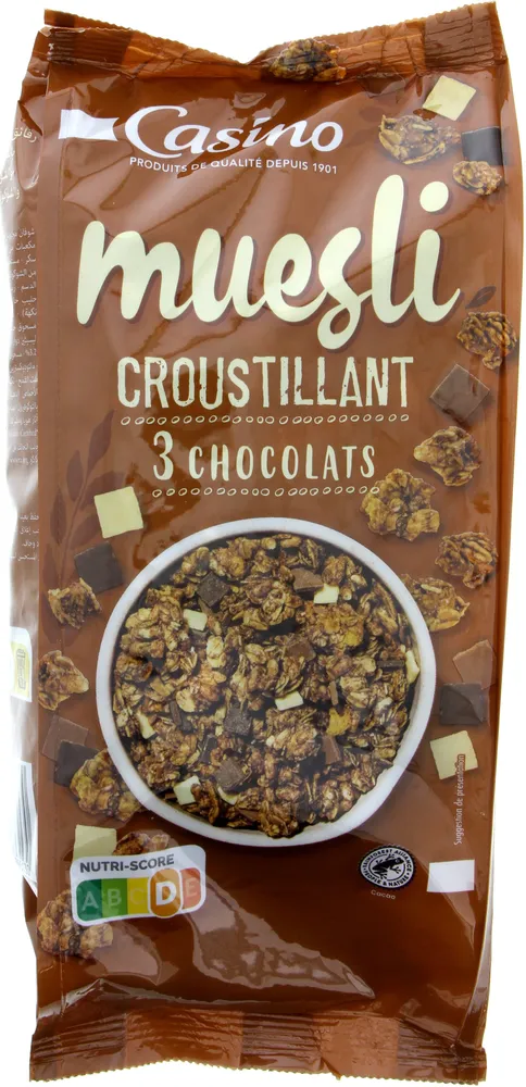 Muesli croustillant 3 chocolats