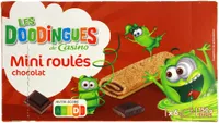 mini roulés chocolat