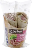 Wrap Jambon et fromage de brebis – Sauce au yaourt, Galette de blé aux graines de lin