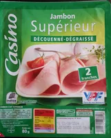 Jambon supérieur découenné dégraissé