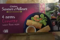 4 nems à la crevette