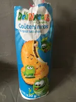 Goûters ronds bi-goût lait-choco