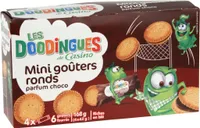 Mini goûters ronds parfum choco