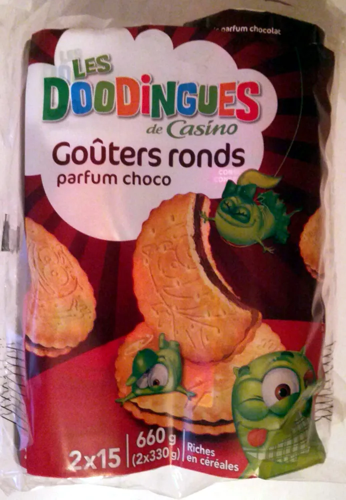 Goûters ronds parfum choco