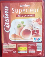 Jambon cuit supérieur avec couenne