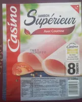 Jambon cuit supérieur avec couenne