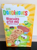 Biscuits matin céréales et pépites de chocolat