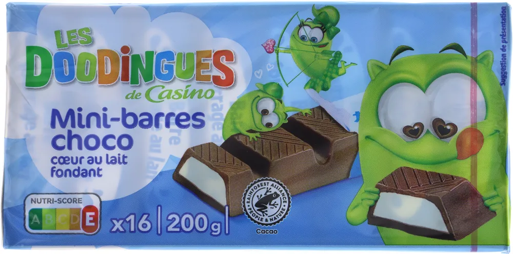 Barres fourrage au lait 16 mini barres