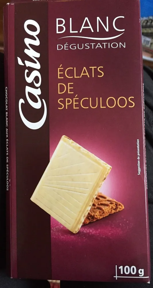 Blanc Dégustation aux Éclats de Spéculoos
