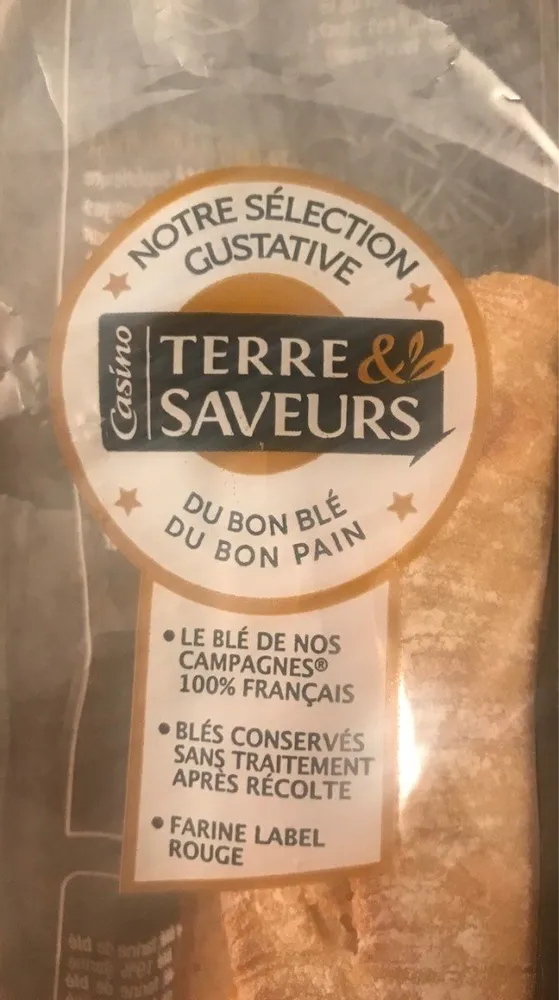 Baguette farine label rouge