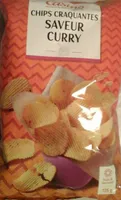 Chips craquantes saveur curry