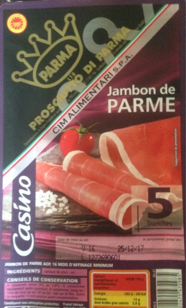 Jambon de Parme