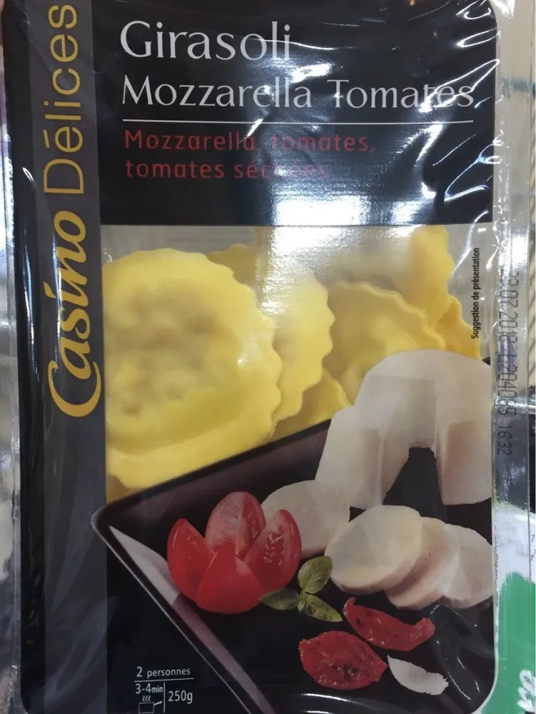 Girasoli mozarella tomates - Mozzarella, tomates, tomates séchées
