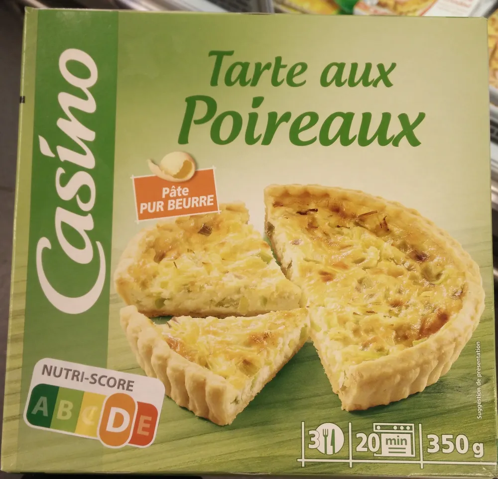 Tarte aux poireaux A LA CREME FRAÎCHE