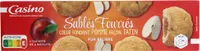Sablés coeur saveur pomme façon tatin