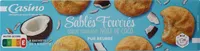 Sablés fourrés cœur fondant noix de coco pur beurre